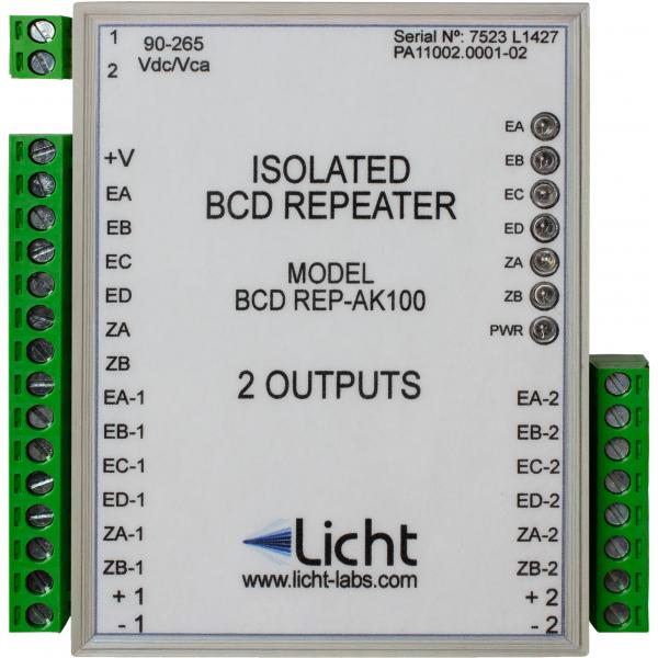 REPETIDOR DE SINAIS BCD MODELO BCD REP - AK100
